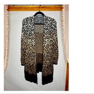 Leopard Lightweight Doubleknit Sweater
